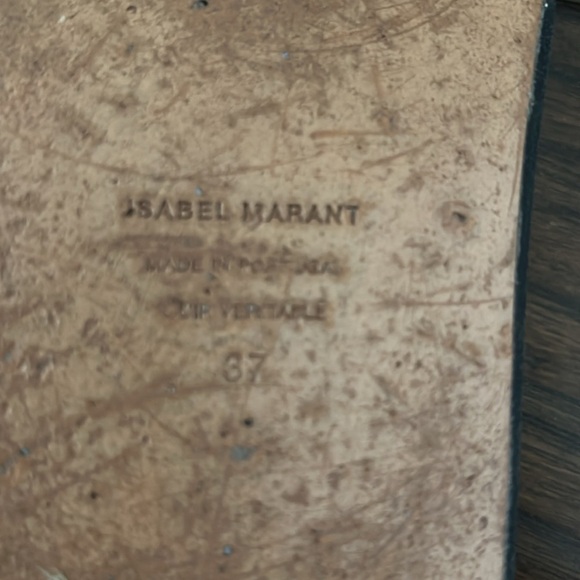 Isabel Marant Black Sandals 37 - Picture 8 of 8